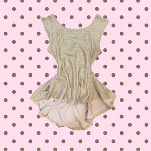 Revamped Gold Shimmer Tank Top